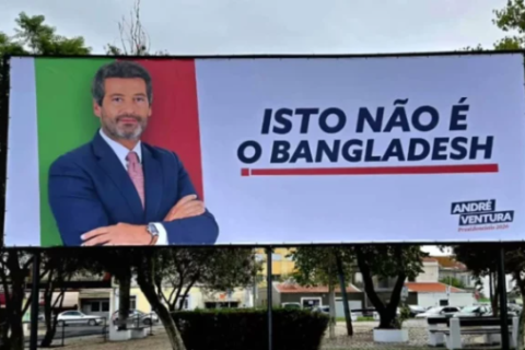 « Crimes públicos ». CNE remete ao Ministério Público queixas sobre cartazes de Ventura